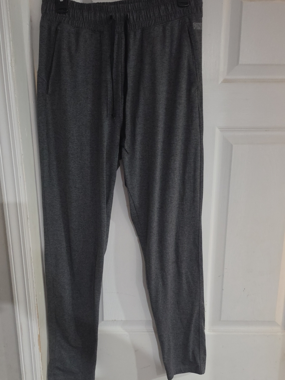 PINK Victoria's Secret Charcoal Gray Jogger Pants Active Sz M